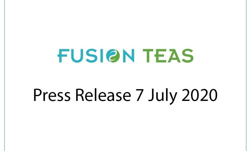 Fusion Teas press release